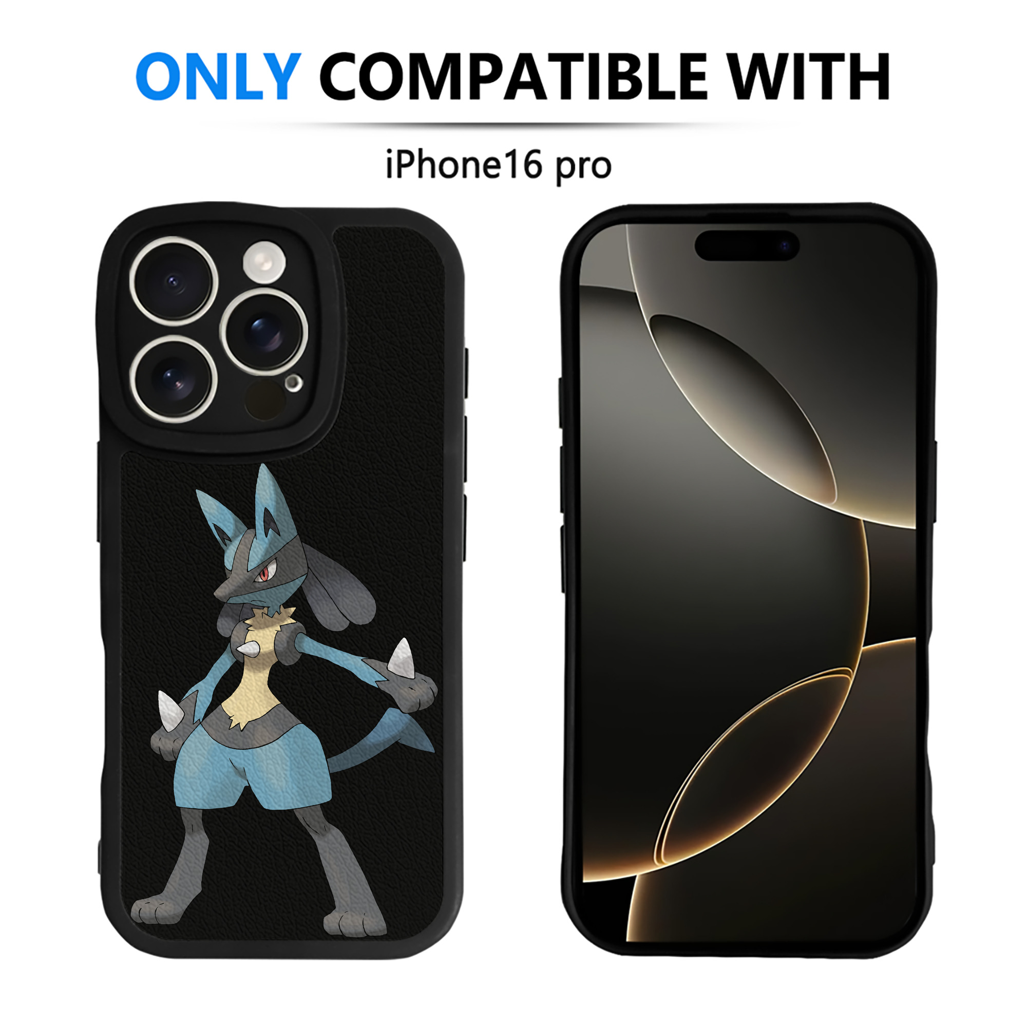（画像用） ポケットモンスター Pokémon 【iPhone 16シリーズ対応】シリコンスマホケース（レザー調） 材質：シリコン